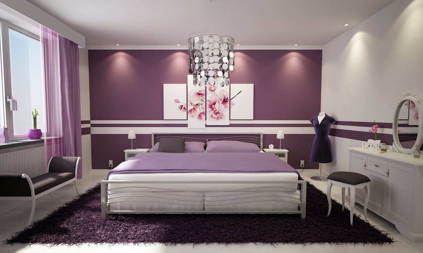 What-Color-Goes-Good-with-Purple-for-Home-Decoration